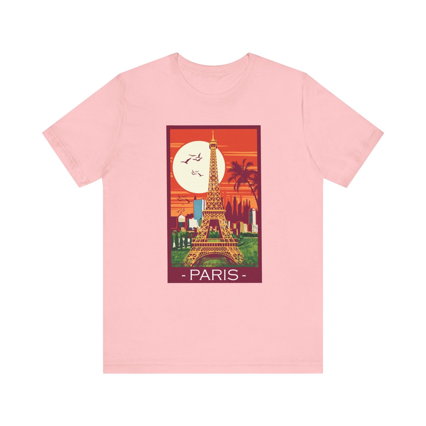 Retro Poster Paris Graphic Design Tee, Paris Shirt, Vintage Tees, Art Design T-Shirt, Graphic Tee, Retro Art Shirts