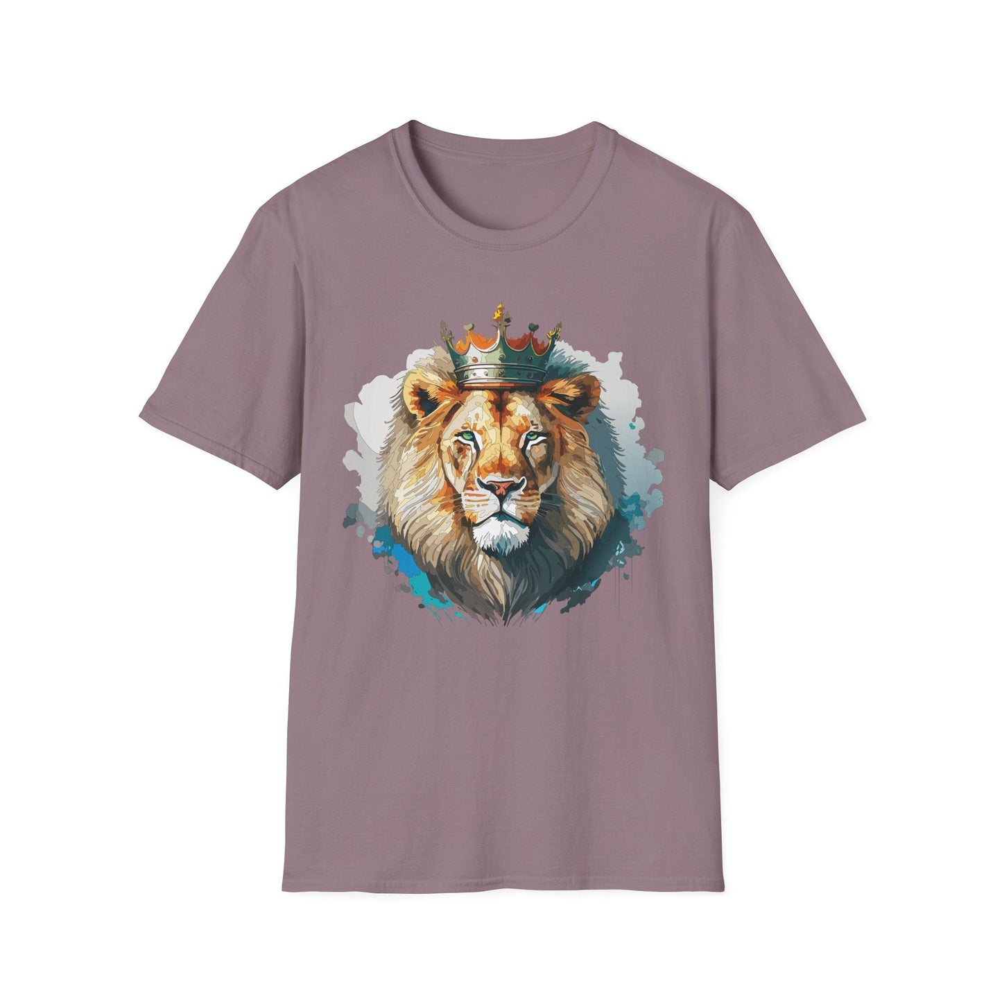 Lion Shirt Unisex Animal Tee Softstyle 64000 100 Percent Ring Spun Cotton