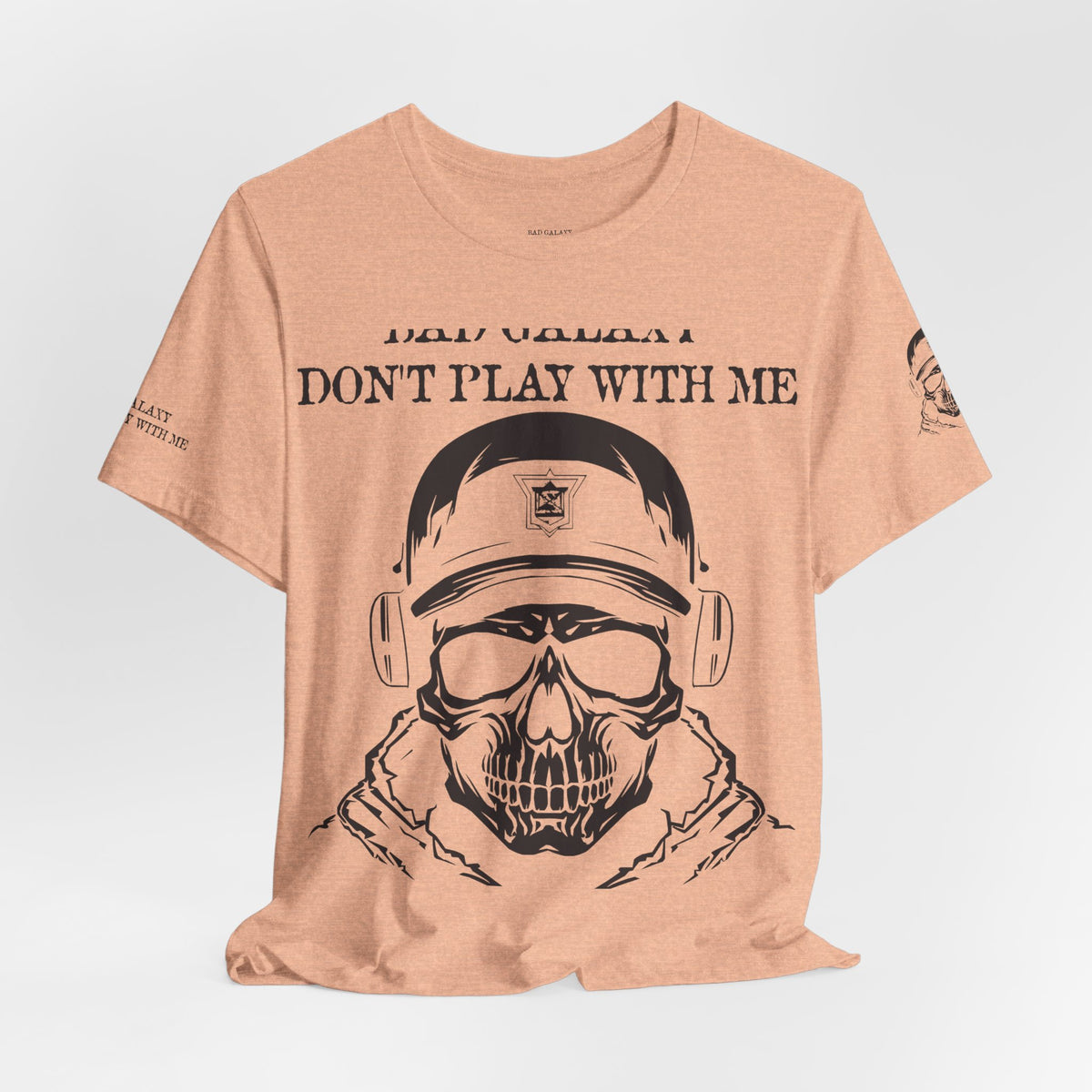 Skull Rock Graphic Unisex Cotton Bella+Canvas Tee with Art Design b43