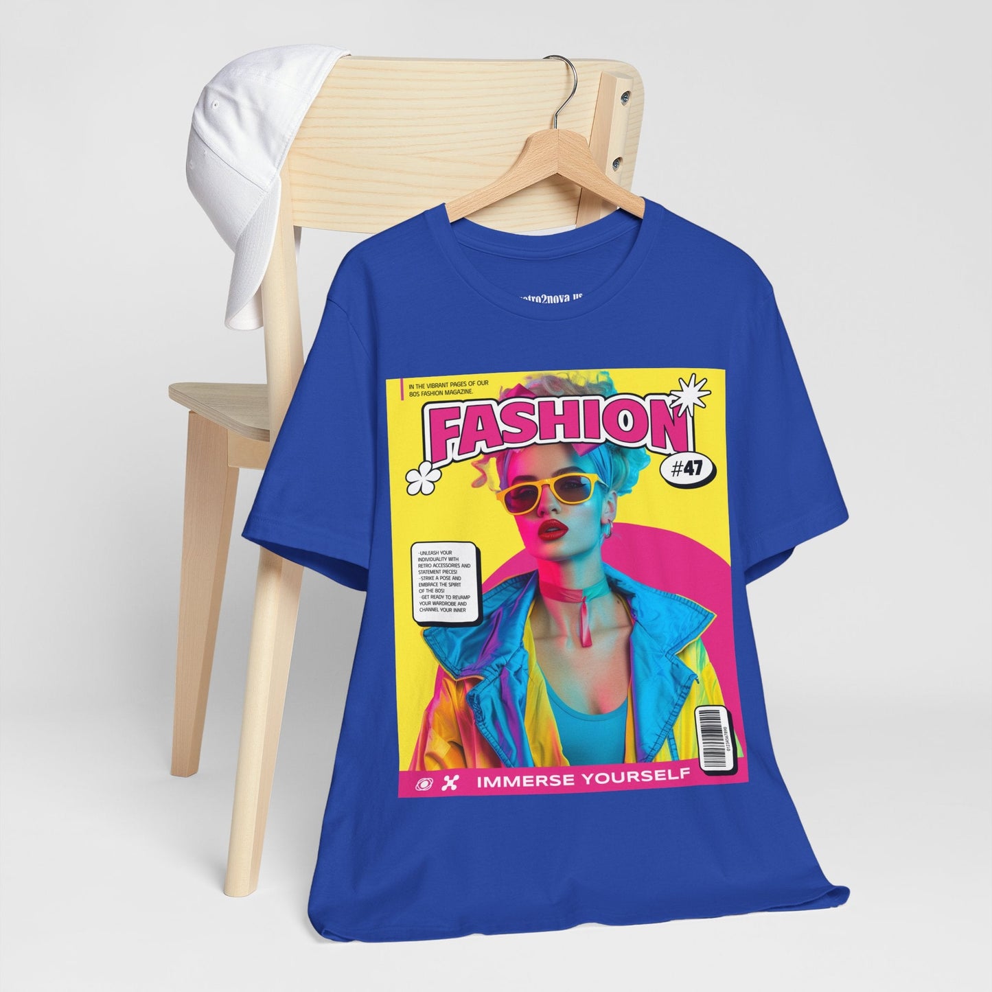 Magazine Cover Shirt Unisex Jersey Short Sleeve Tee Lightweight Breathable Fabric