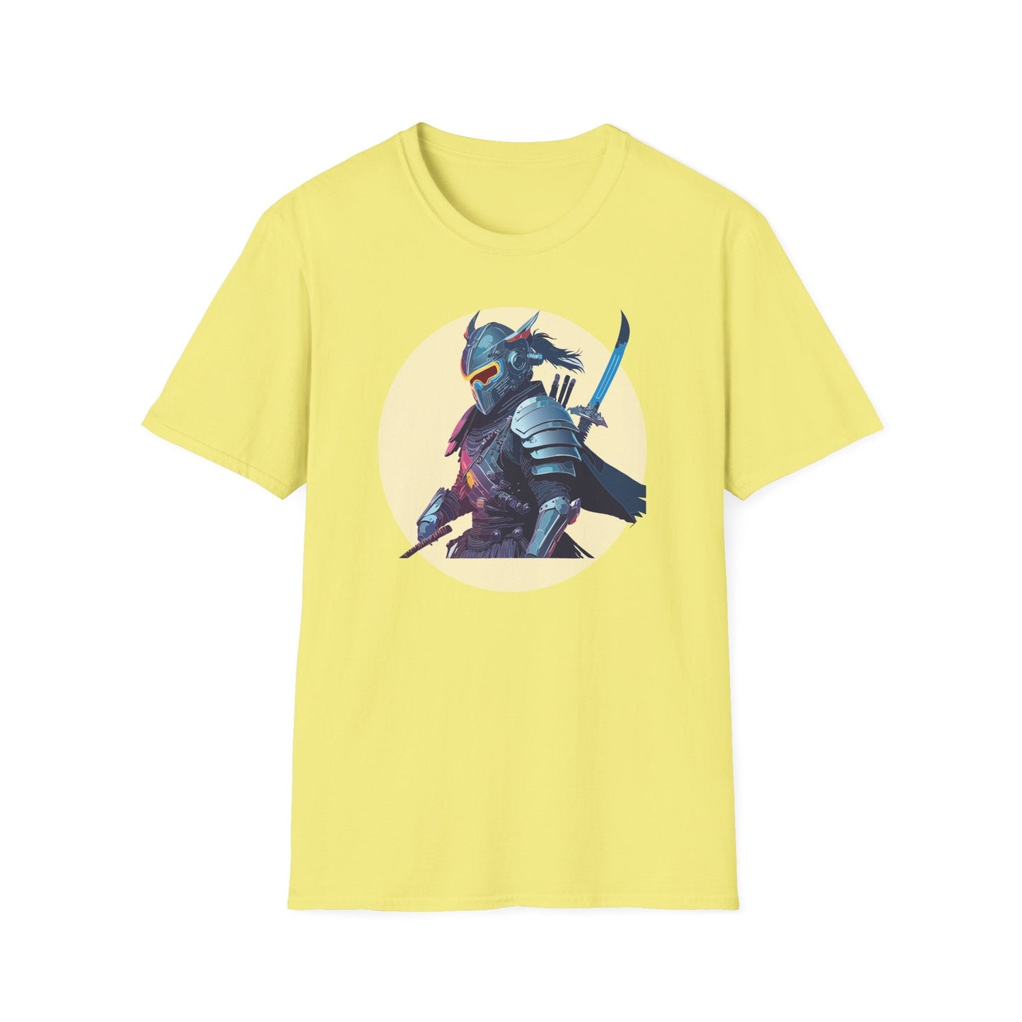 Samurai Shirt Unisex Softstyle Short Sleeve T Shirt Gildan 64000 Breathable Comfort Wear