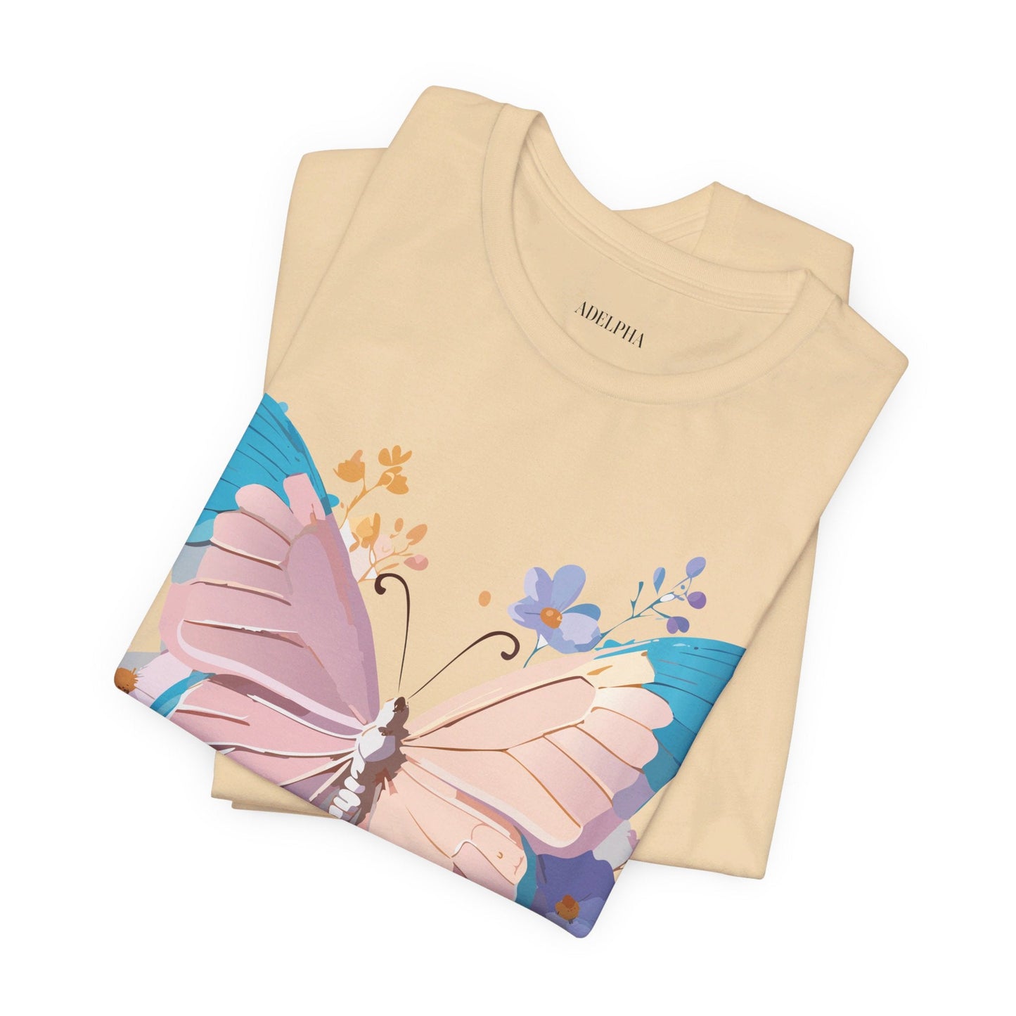 Butterfly Graphic Tee Vintage Inspired Adelpha Unisex Jersey Short Sleeve