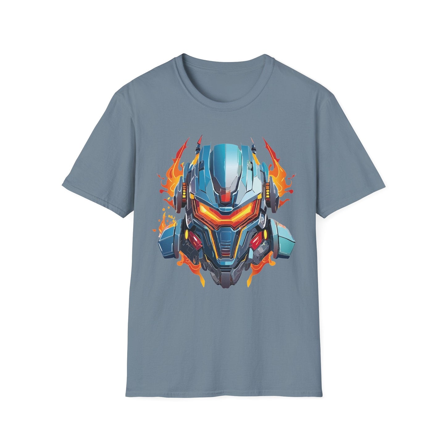 Cyborg Tee Unisex Robot Terminator Shirt Softstyle Gildan 64000 Short Sleeve Art Design