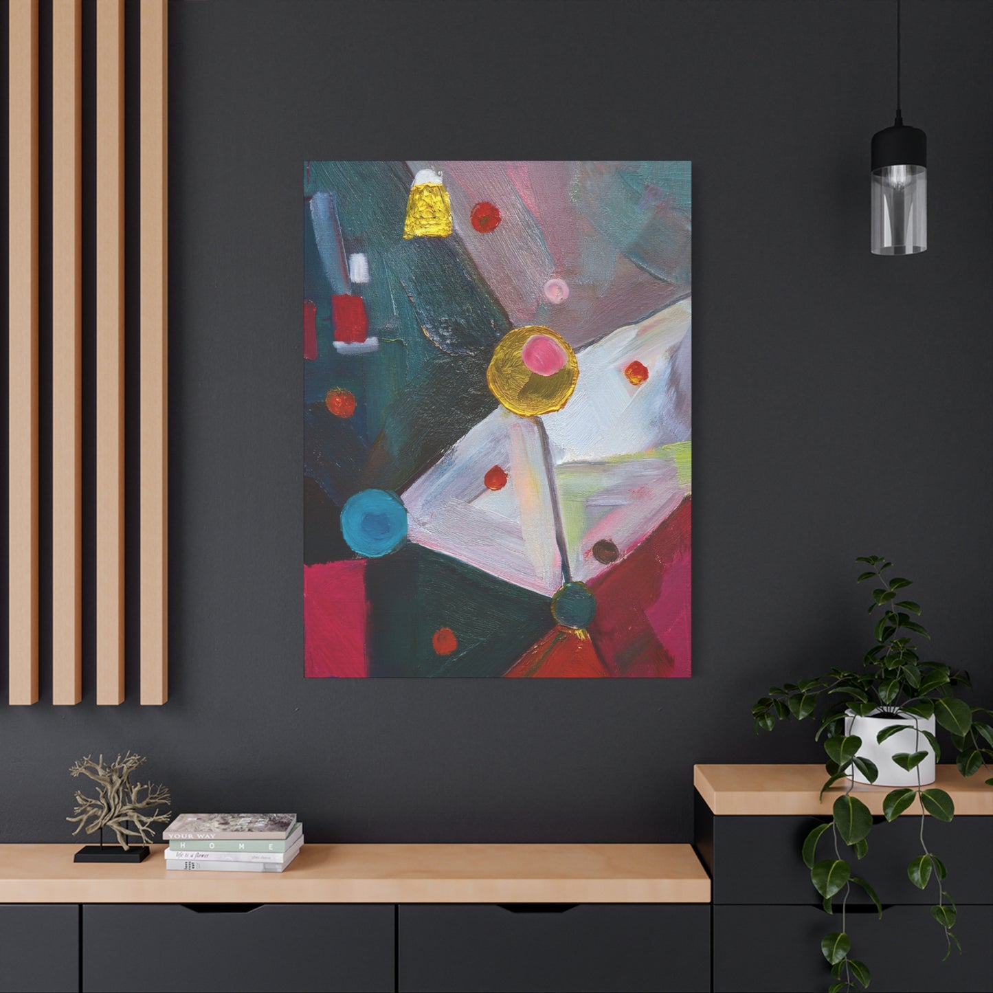 Abstract Oil Painting Print Canvas 20x24,20x30,24x30 24x32,24x36,30x40 32x48,36x48,40x60 Pine-Wood Inner Frame ABS-166