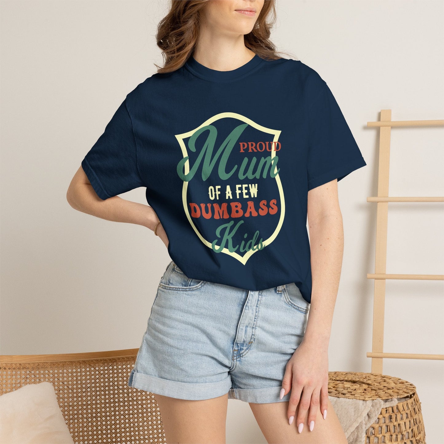 Mom T-shirt Mother's Day Mama Tee Unisex Comfort Colors Garment-Dyed Cotton h44