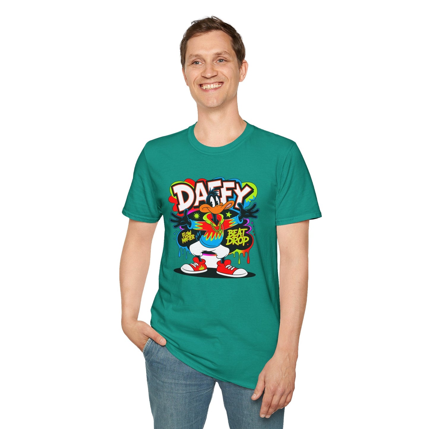 Funny Cartoon Animals T Shirt Unisex Softstyle Tee With Animation Design Gildan 64000