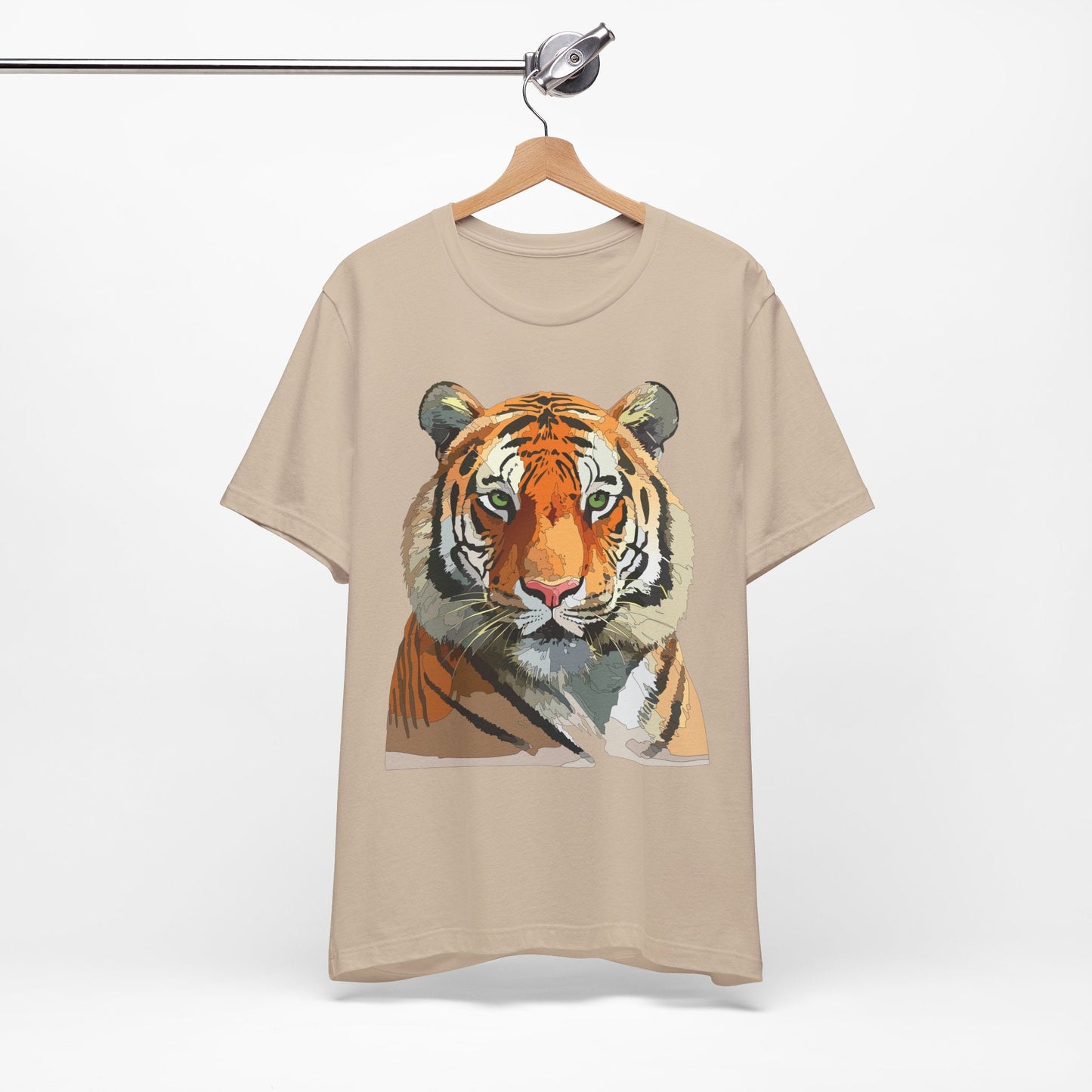 Unisex Animal Graphic Tee Shirt With Wildlife Art Design For Everyday Comfort Gildan 64000