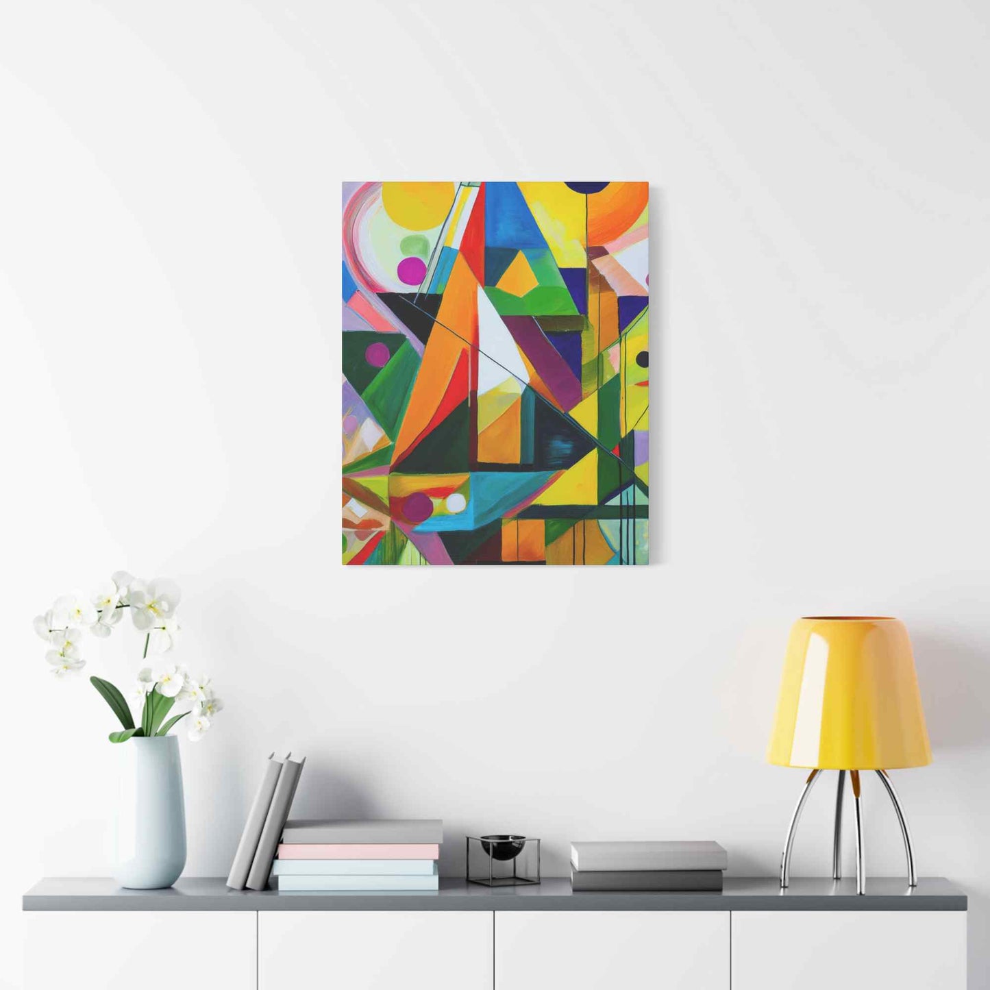 Abstract Painting Print Canvas 20x24,20x30,24x30, 24x32,24x36,30x40, 32x48,36x48,40x60 Pine-Wood Inner Frame ABS-13