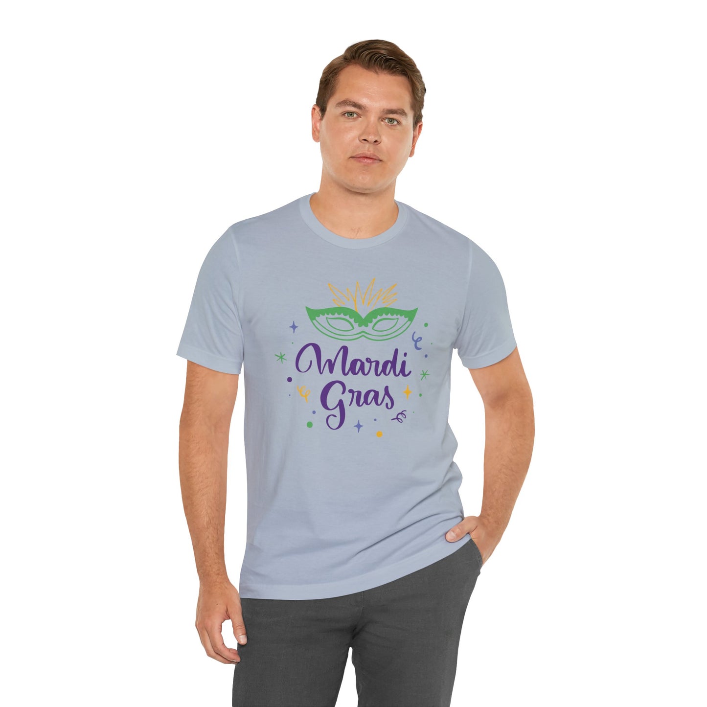 Tee-shirt en coton unisexe pour Mardi Gras