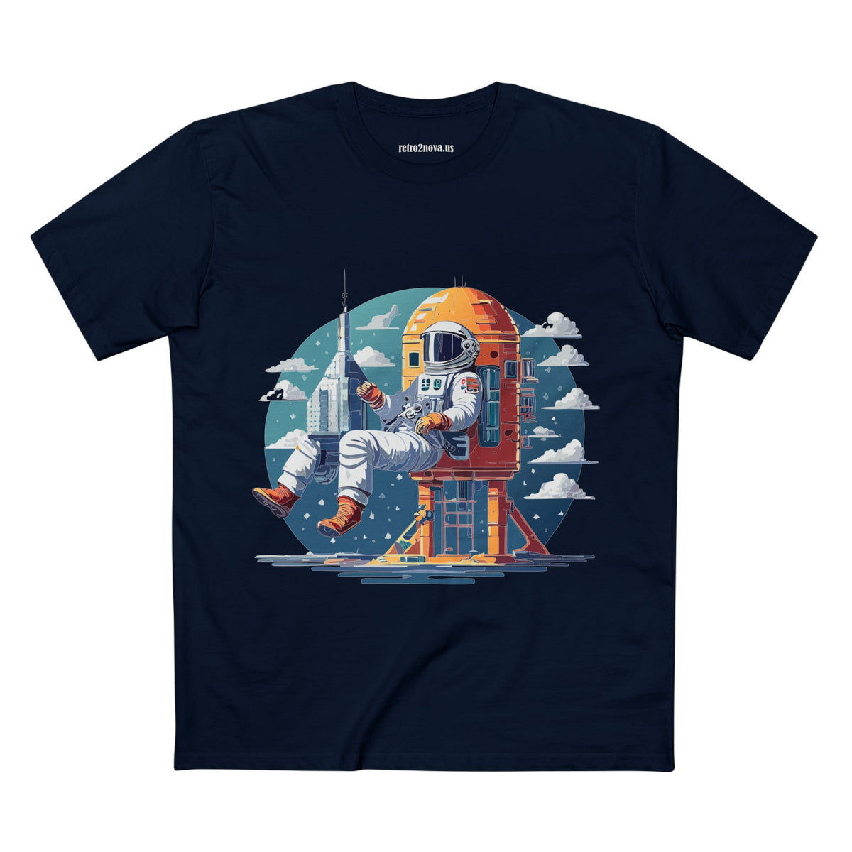 Cosmos Astronaut Graphic Tee Staple Unisex 100 Cotton Tee Shirt - CS-43