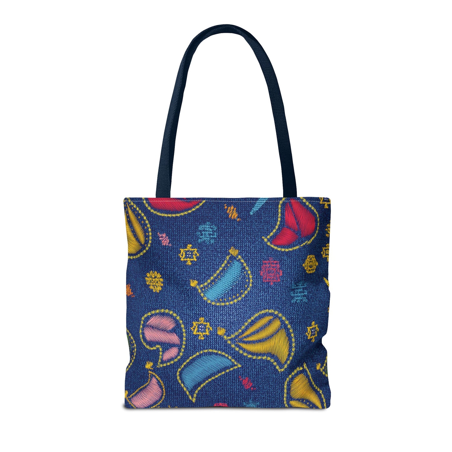 DIWALI DENIM PRINT CANVAS BAG HIGH-QUALITY 100% SPUN POLY 3 SIZES BAG-205-21