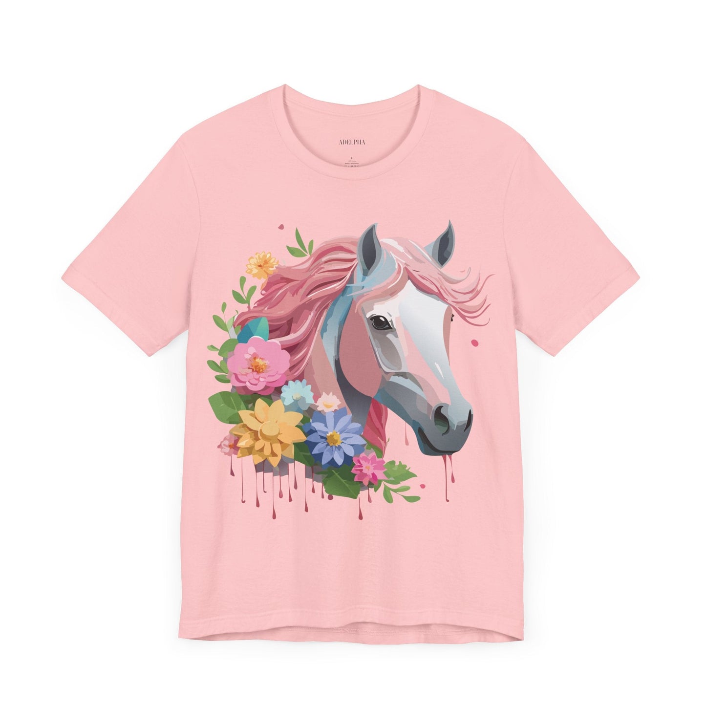 Horse Graphic Unisex 100 Cotton Vintage Animal Art T-Shirt 1