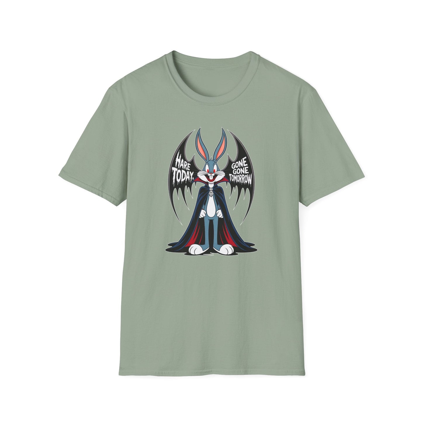 Bugs Bunny T Shirt Cartoon Art Design Unisex Gildan Softstyle 100 Percent Ring Spun Cotton