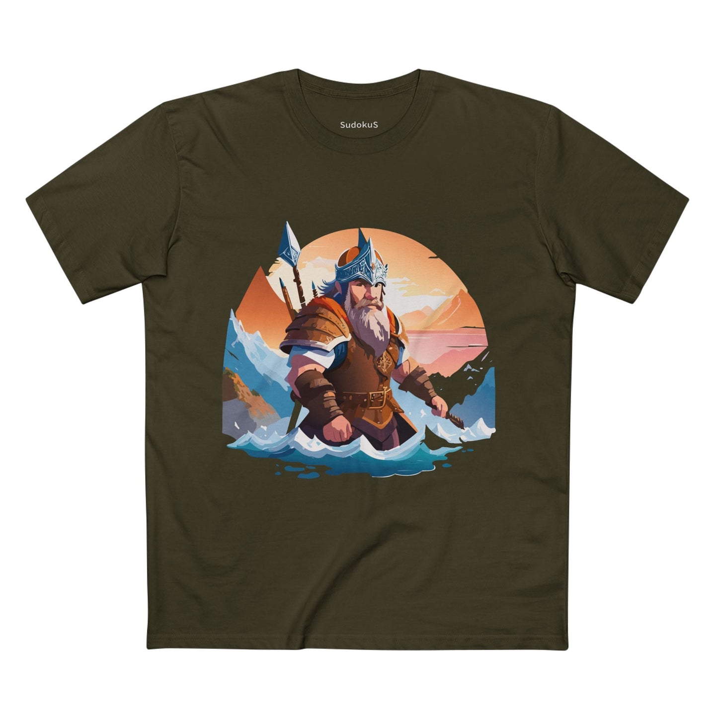 Viking Graphic Unisex 100 Cotton Staple Tee 26