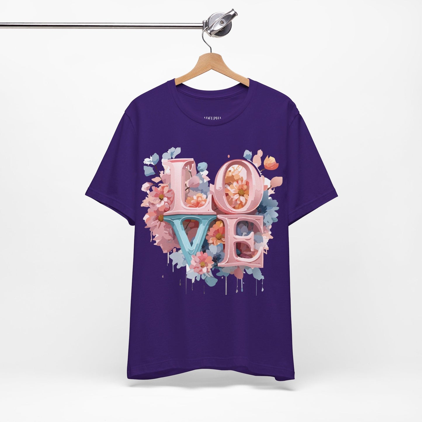 Valentine Graphic Tee Unisex Vintage Inspired Art Design Shirt Adelpha Premium Jersey Short Sleeve