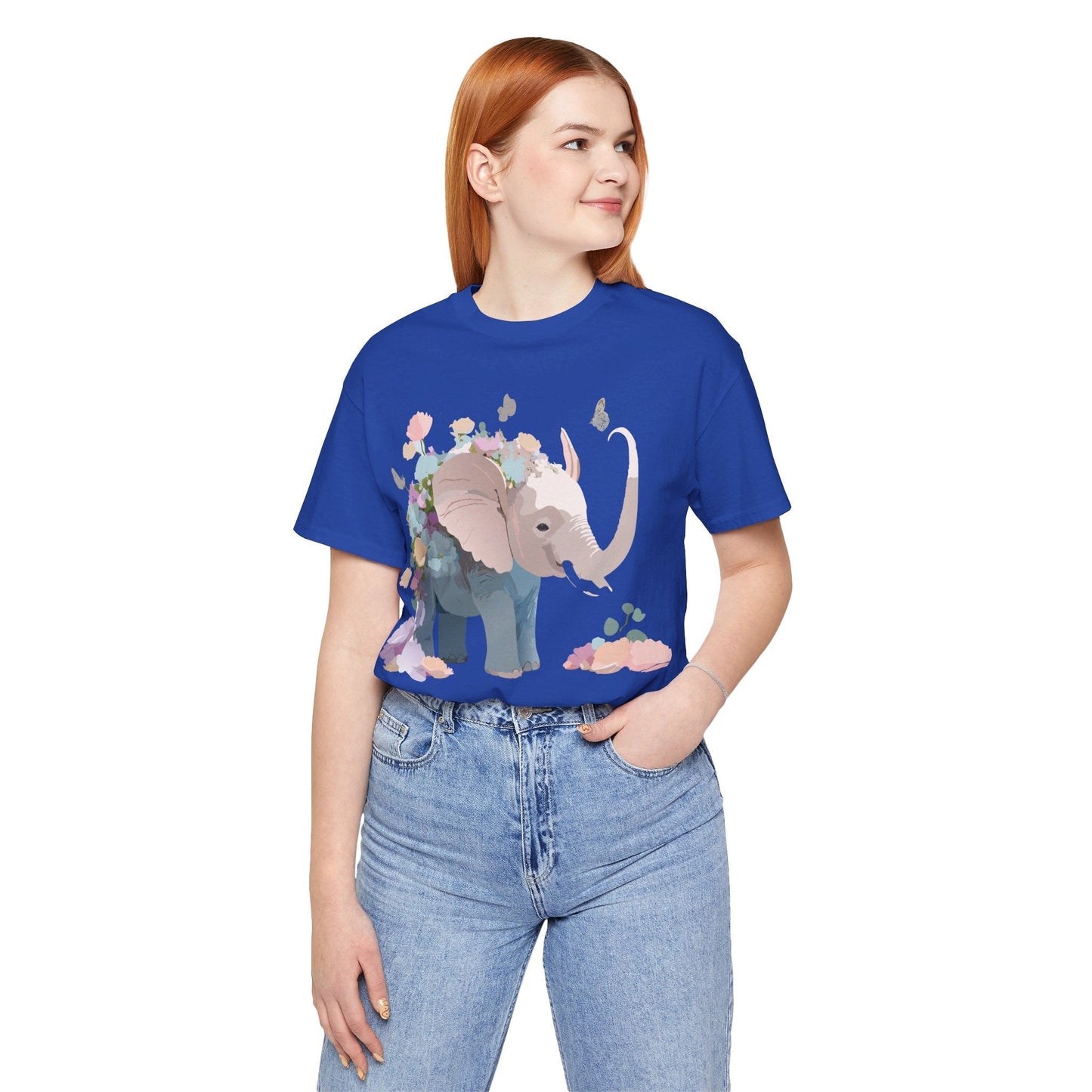 Elephant Graphic Tee Unisex Vintage Inspired Artwork Premium Adelpha Jersey Short Sleeve
