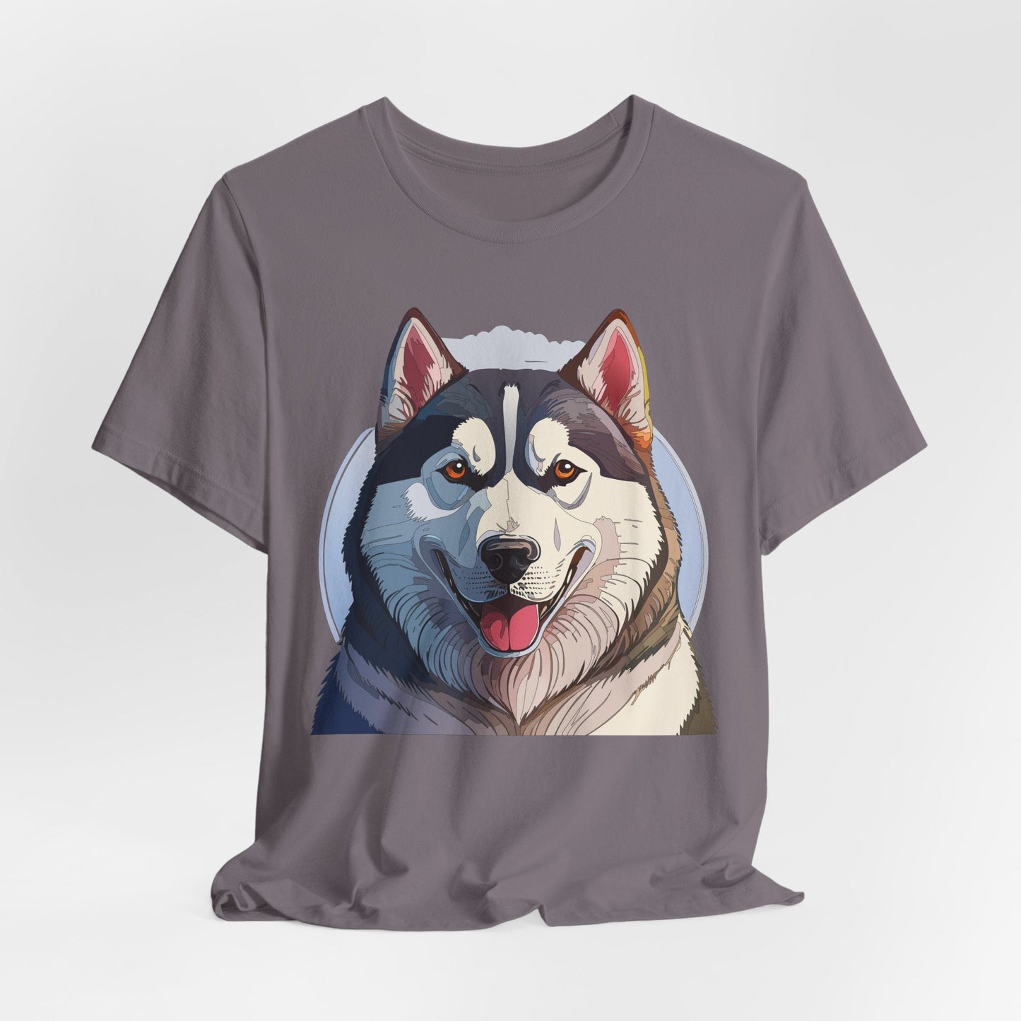 Unisex Animal Shirt Art Design Tee With Wild Animals Graphic Print Short Sleeve Style