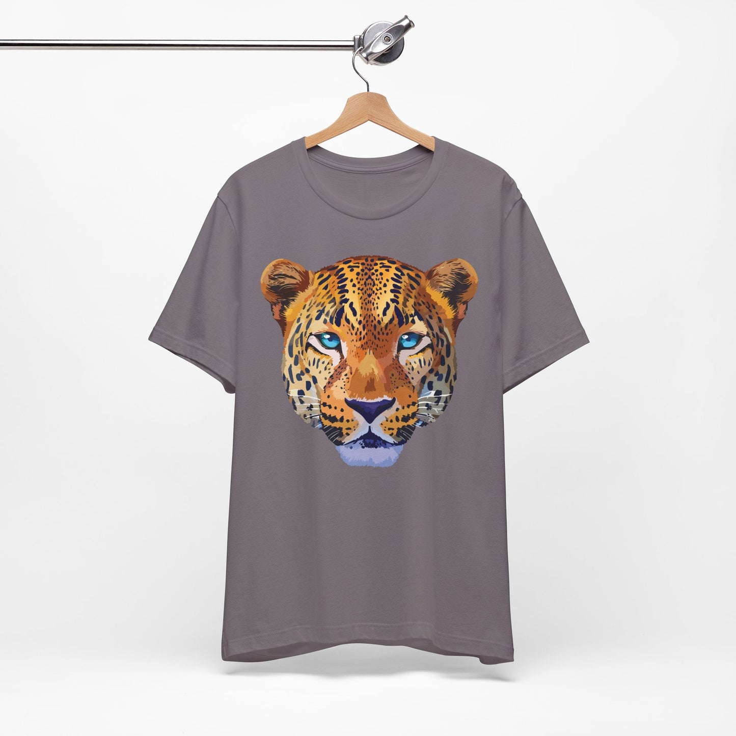 Unisex Animal Print Tee Shirt With Art Design Wild Animals Graphic Tee For Everyday Wear