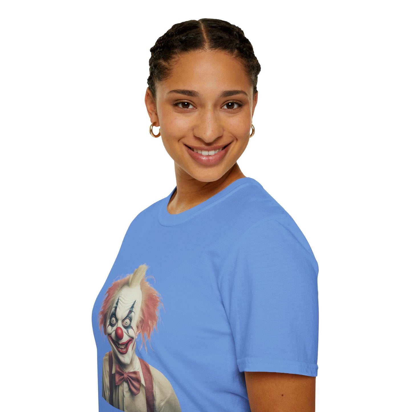 Clown Shirt Circus Tee Gildan Softstyle 64000 One Hundred Percent Ring Spun Cotton Lightweight