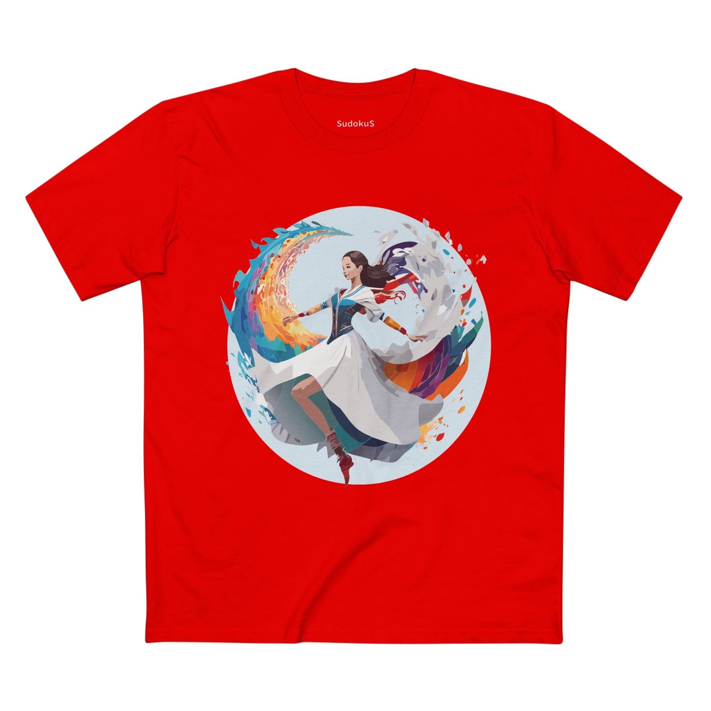 Dancer Graphic Unisex 100 Cotton Staple Tee 18