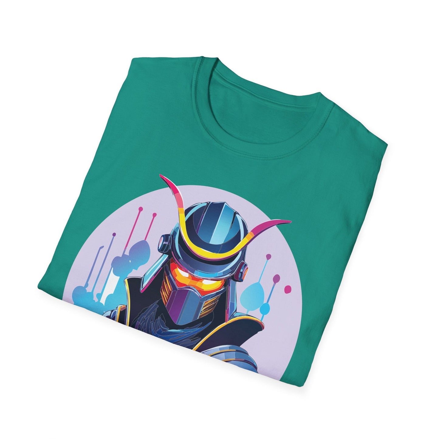 Unisex Samurai Shirt Gildan Softstyle Tee Hundred Percent Ring Spun Cotton Comfort