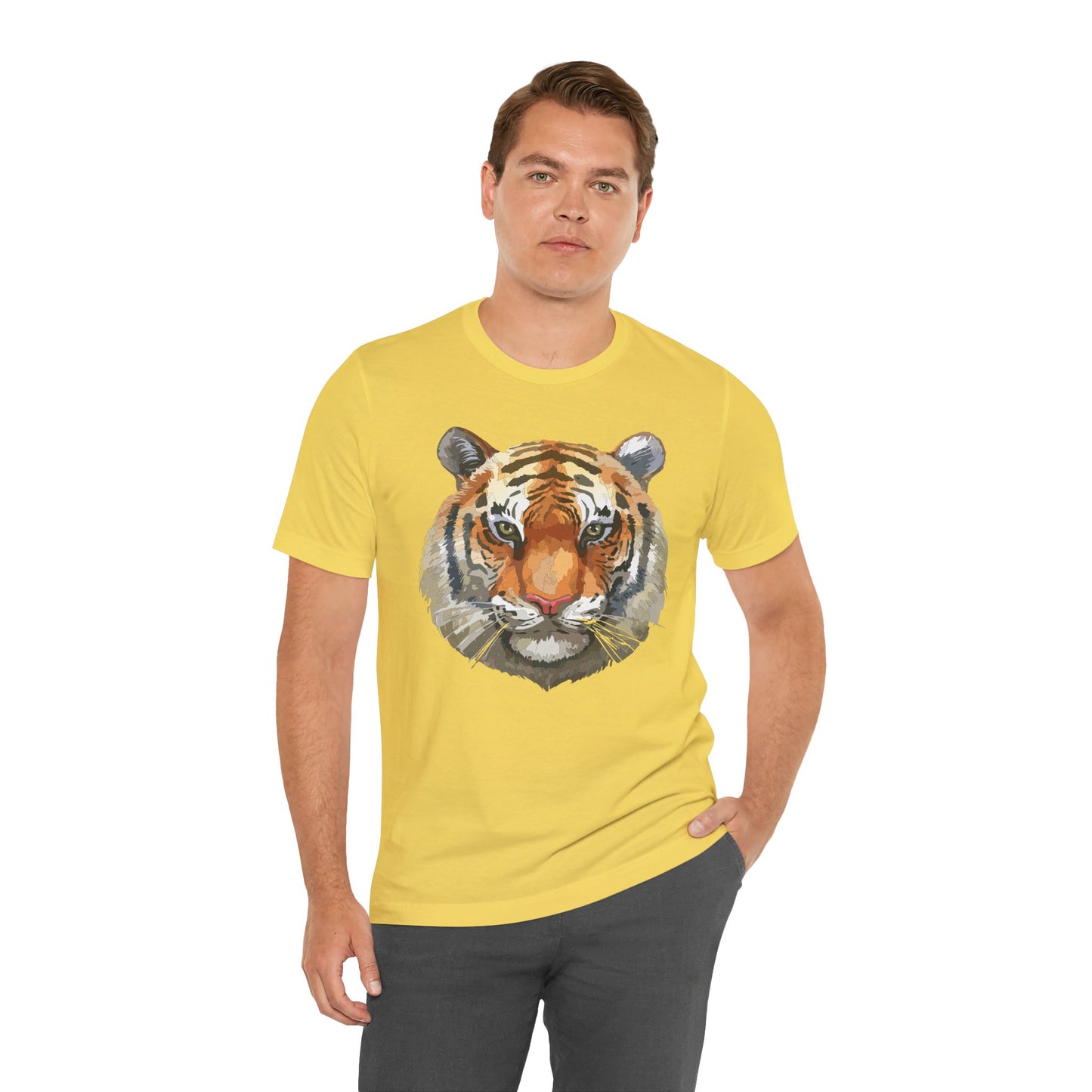 Unisex Tiger Tee, Animal Shirt, Tee Shirt with Tiger, Safari T-Shirt, Animal Tees, Big Cat Shirt, Safari T-Shirt 4