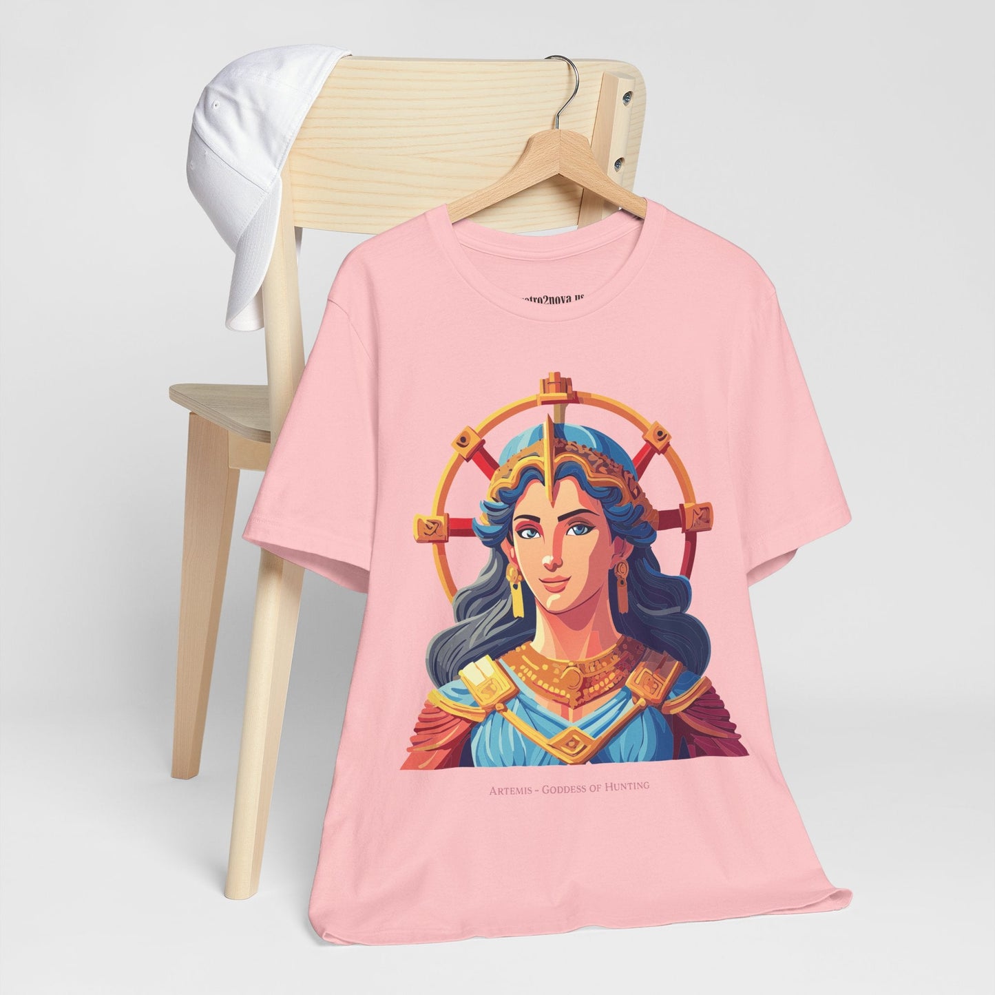 Artemis Goddess Shirt Unisex Graphic Tee Vintage Inspired Artwork by Retro2Nova Collection