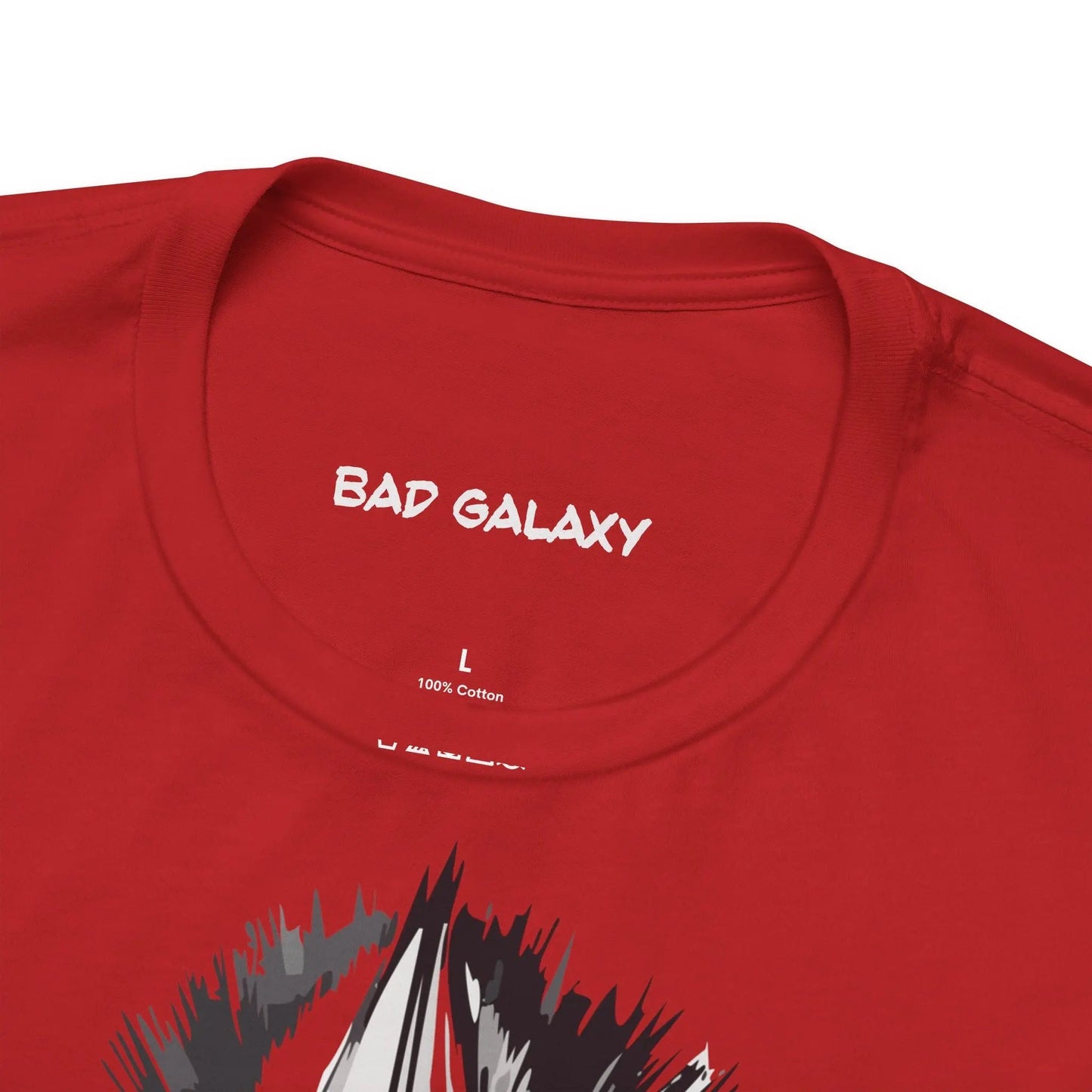 Punk Rock Tee Shirt Made To Order From Bad Galaxy Eco Friendly Inks Cotton Tee Made In USA