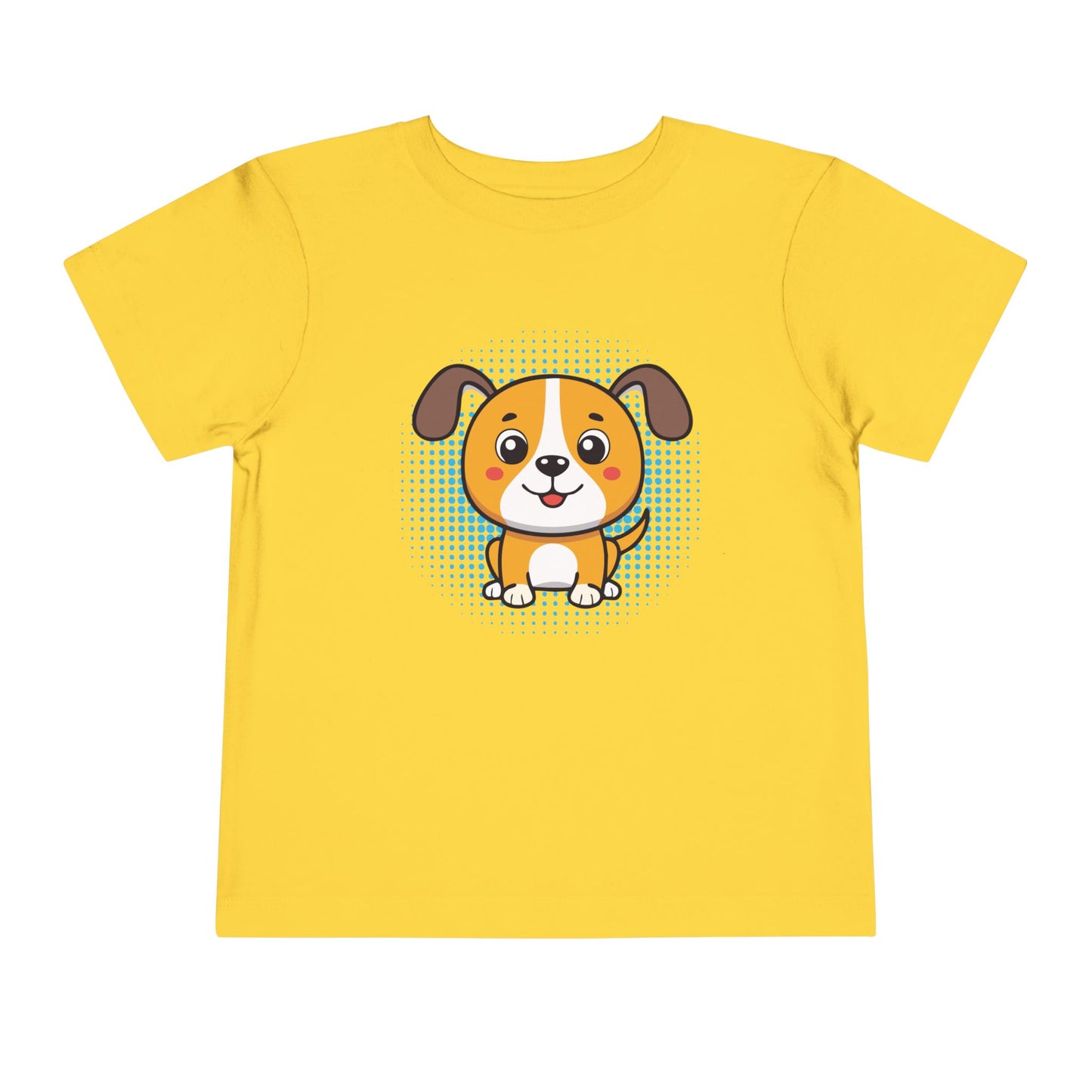 Bonita camiseta de manga corta para niños pequeños con diseño de cachorro: regalo adorable para amantes de las mascotas (2 a 5 años)