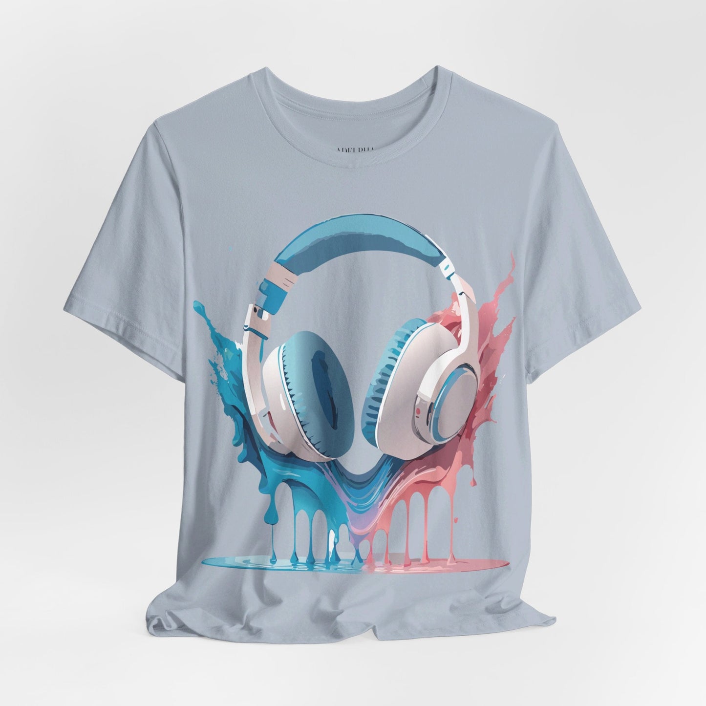 Music Graphic Unisex 100 Cotton Vintage Art with Musical Elements Tee 92