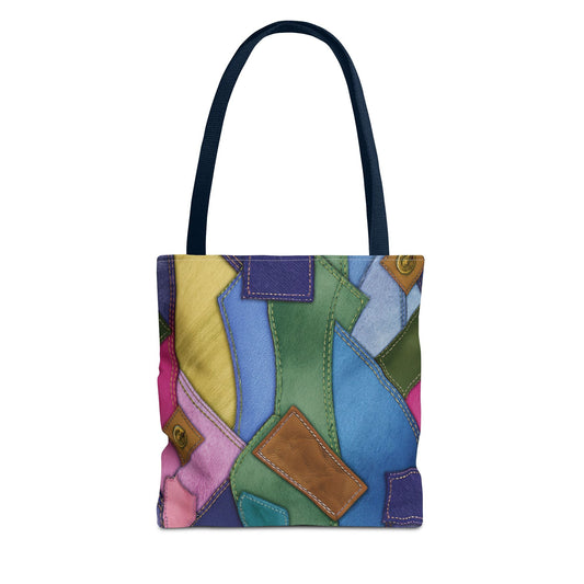 Denim Canvas Bag, Tote Bag Denim Printify