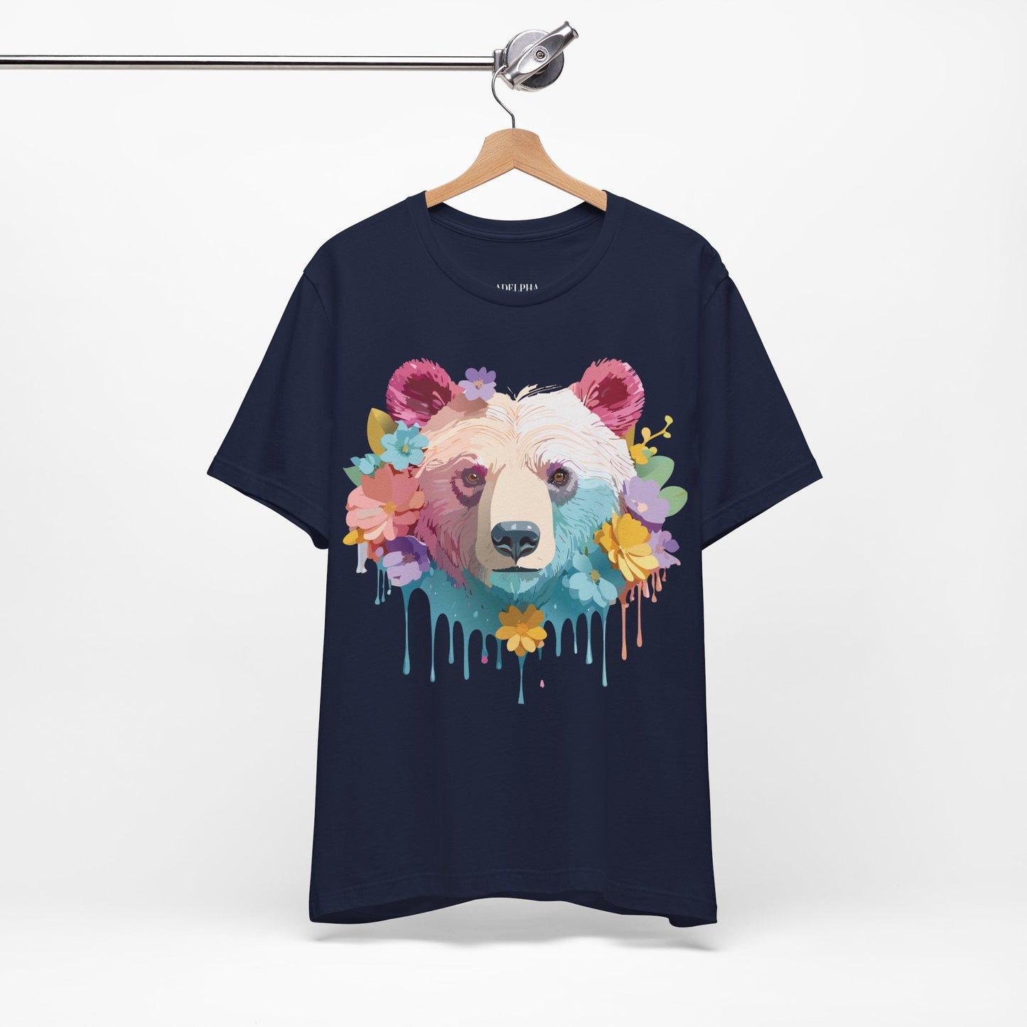 Bear Graphic T Shirt Unisex Adelpha Vintage Inspired Artwork Tee