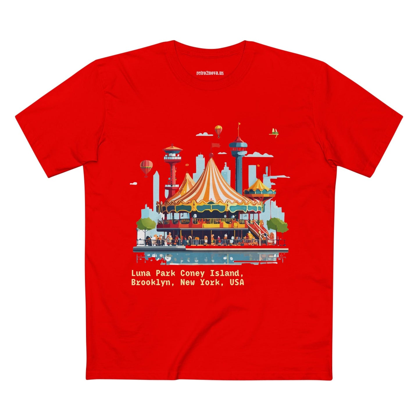 Travel Shirt Brooklyn Shirt Unisex Premium Cotton Tee With Original Art Design TT15