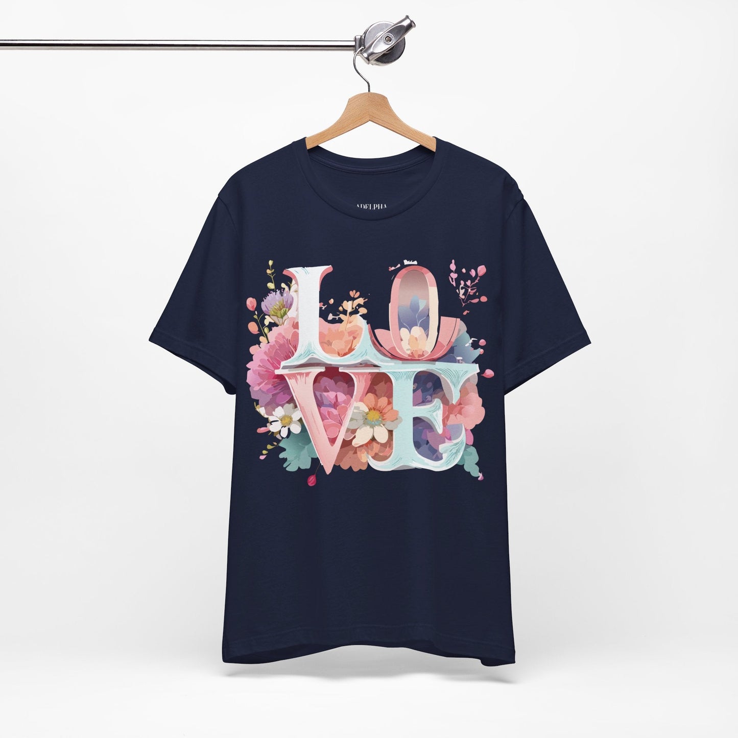 Valentine Graphic Tee Unisex Jersey Short Sleeve Art Design By Adelpha Vintage Inspired