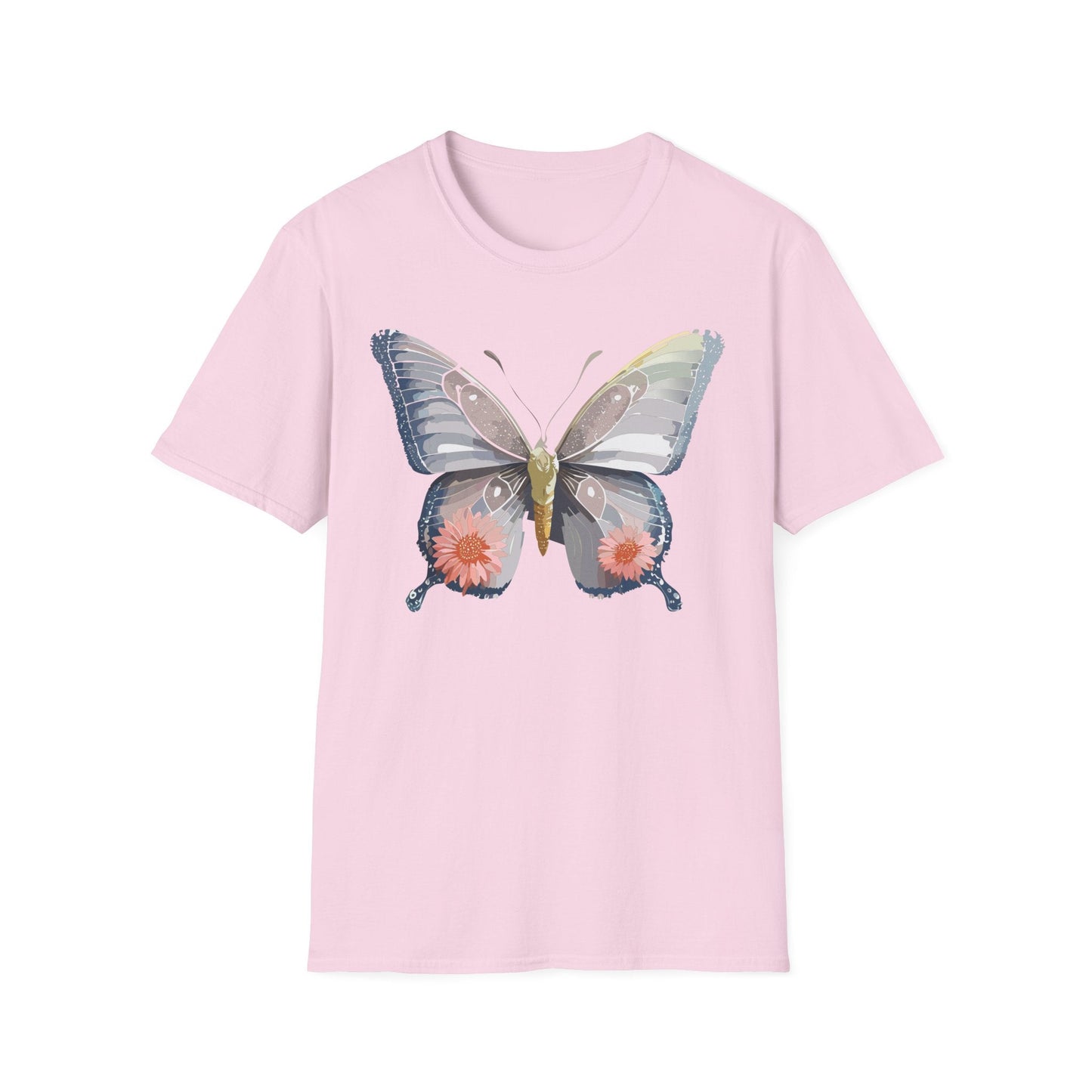 Butterfly Shirt Unisex T Shirt 100 Percent Ring Spun Cotton Softstyle Tee Monarch