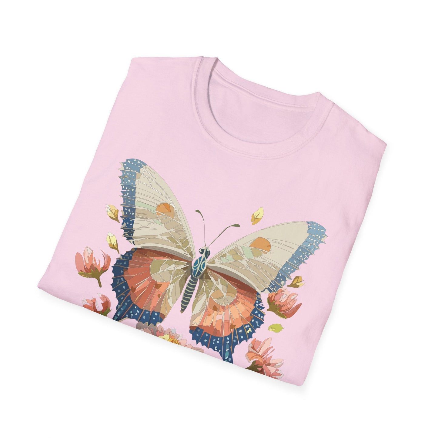 Butterfly Shirt Unisex Softstyle T Shirt Gildan 64000 100 Cotton Monarch Butterfly Gift