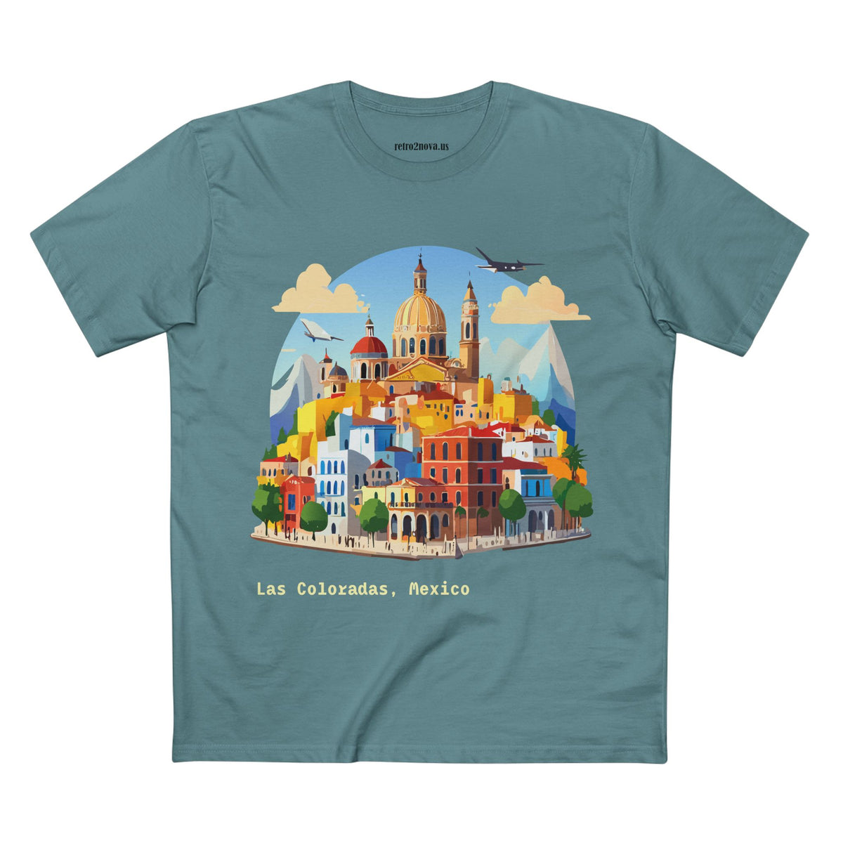 Las Coloradas Mexico Cityscape tee | Travel souvenir tee