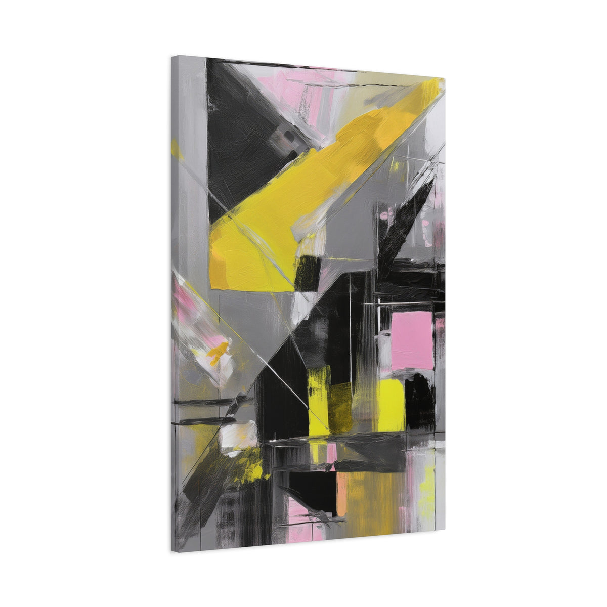 Abstract Geometric Painting Print Canvas 20x24,20x30,24x30 24x32,24x36,30x40 32x48,36x48,40x60 Pine-Wood Inner Frame ABS-38