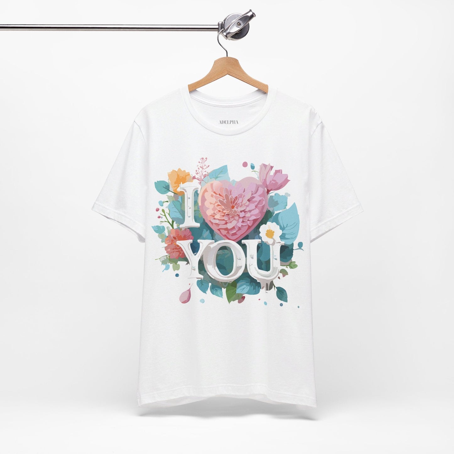 Valentine Graphic T Shirt Unisex Jersey Short Sleeve Tee With Adelpha Artwork Design