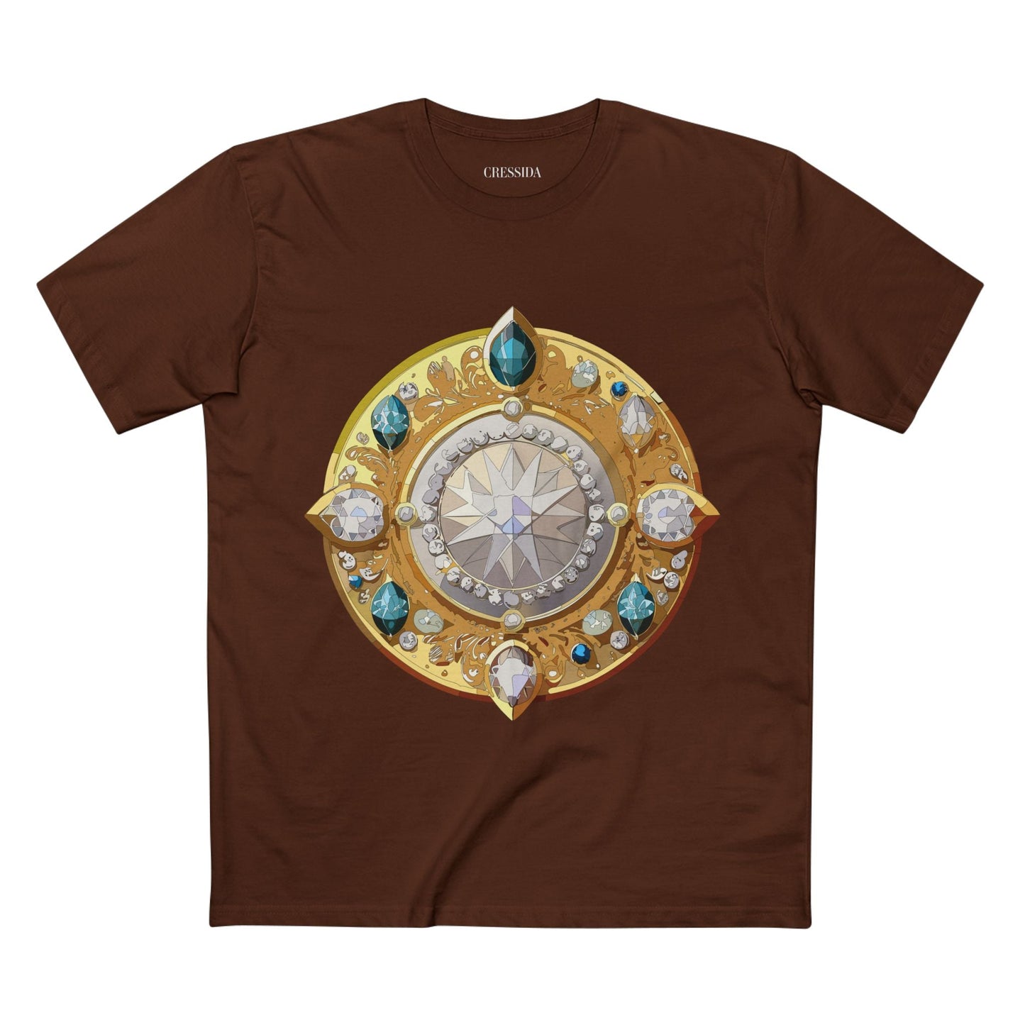 Medallion Graphic T-Shirt Unisex 100 Cotton With Gold Art Design Medal Tee 11