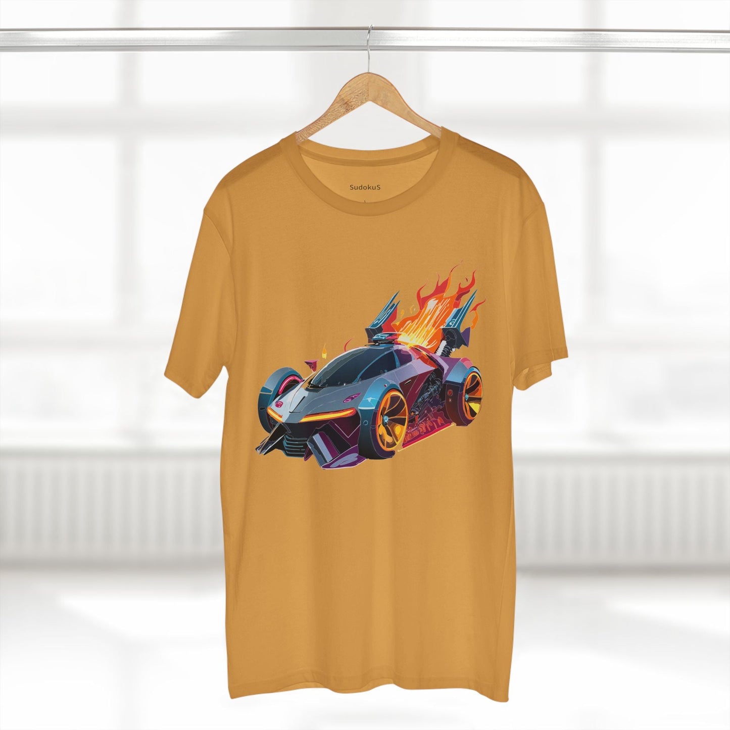 Car Graphic Unisex 100 Cotton Staple Tee 2