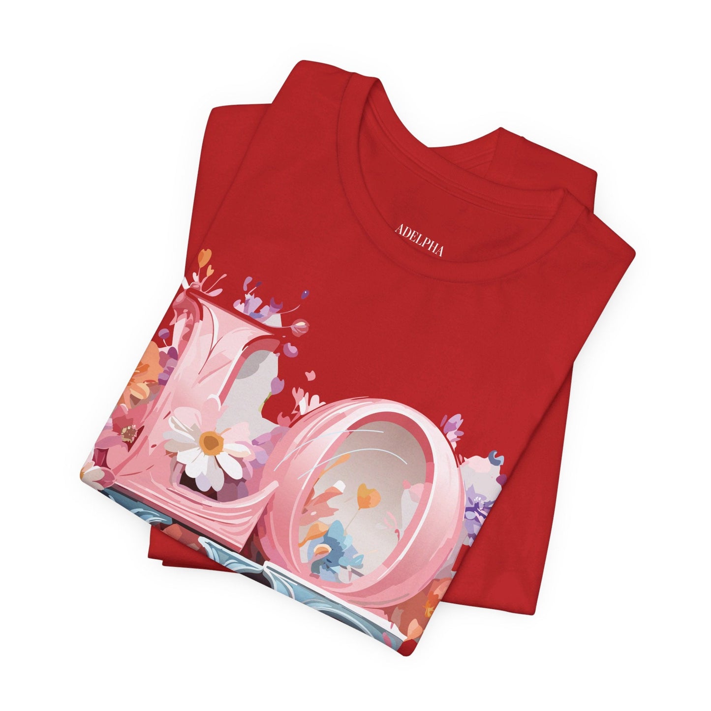 Adelpha Graphic Tee Unisex Jersey Short Sleeve Vintage Inspired Artwork Valentine Shirt