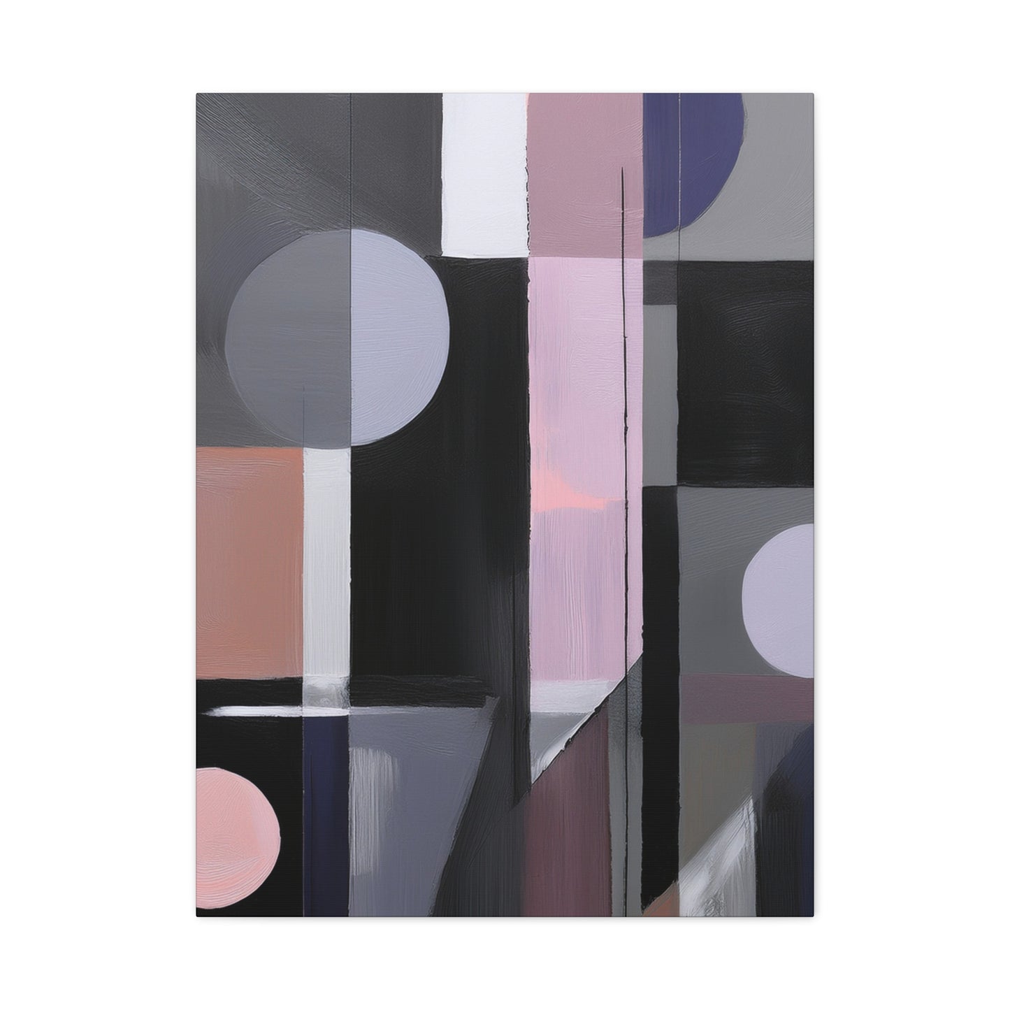 Abstract Geometric Painting Print Canvas 20x24,20x30,24x30 24x32,24x36,30x40 32x48,36x48,40x60 Pine-Wood Inner Frame ABS-48