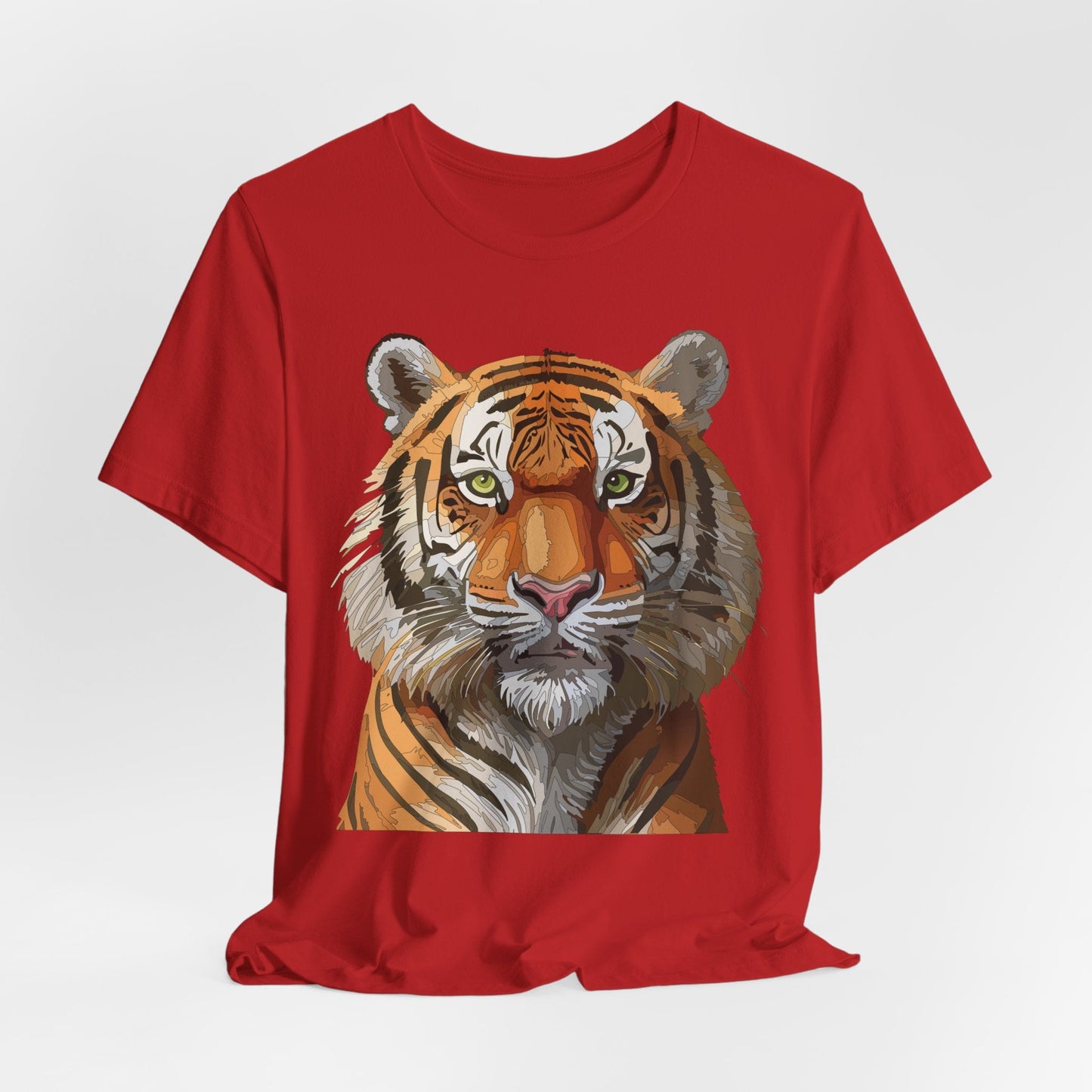 Unisex Animal Art Design Tee Shirt Wild Animals Graphic Tee Softstyle Gildan 64000