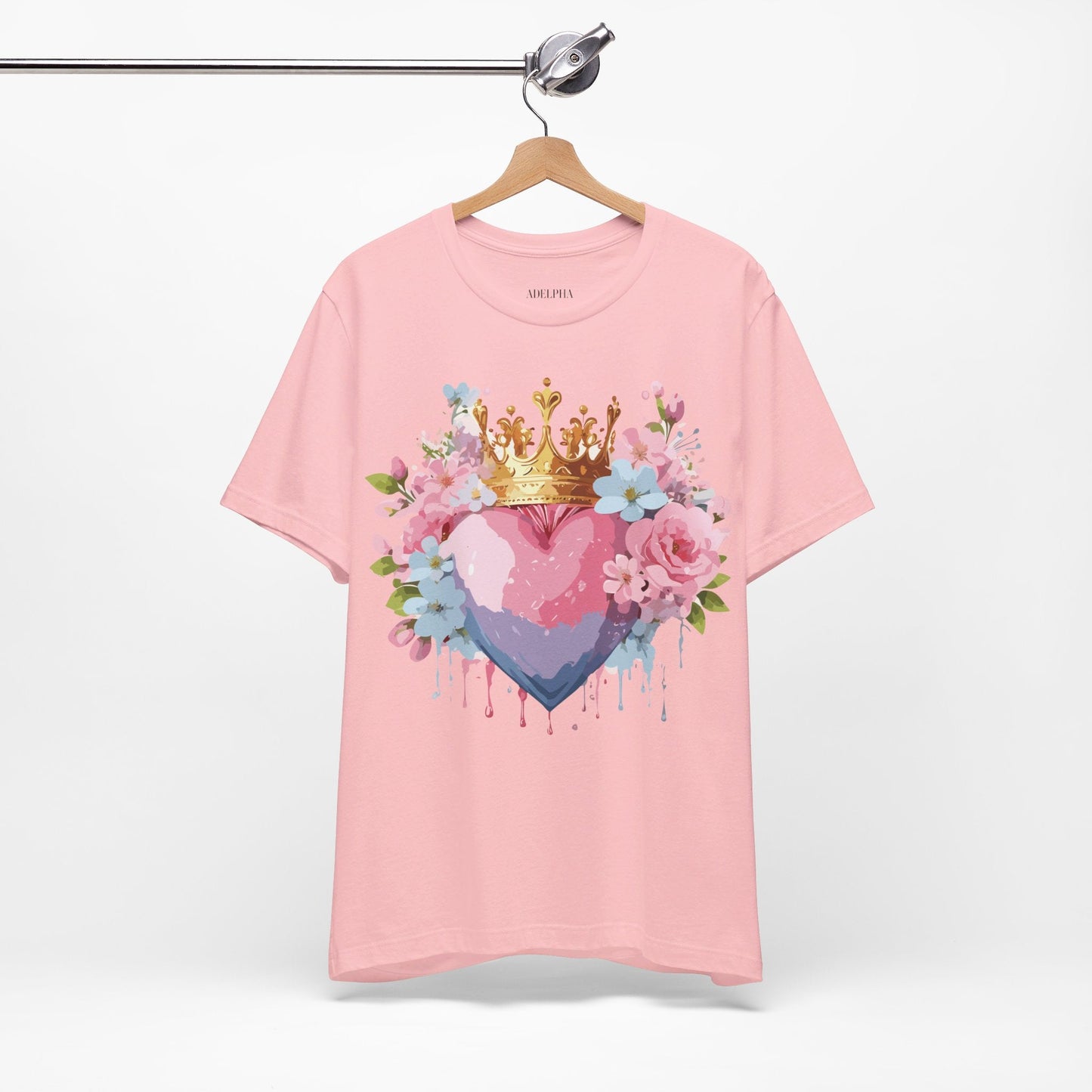 Valentine Graphic Tee Unisex Jersey Short Sleeve Adelpha Vintage Inspired Artwork
