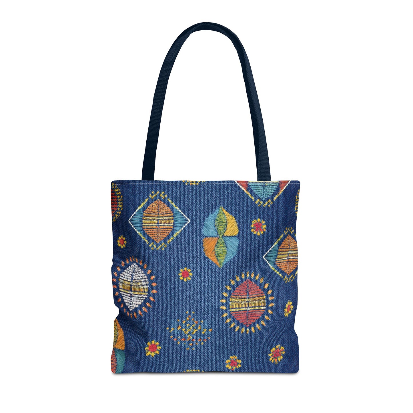 Diwali Graphic Denim Fabric Imitation Print Unisex Canvas Bag Poly Spun 3 Sizes Tote Bag 205-5