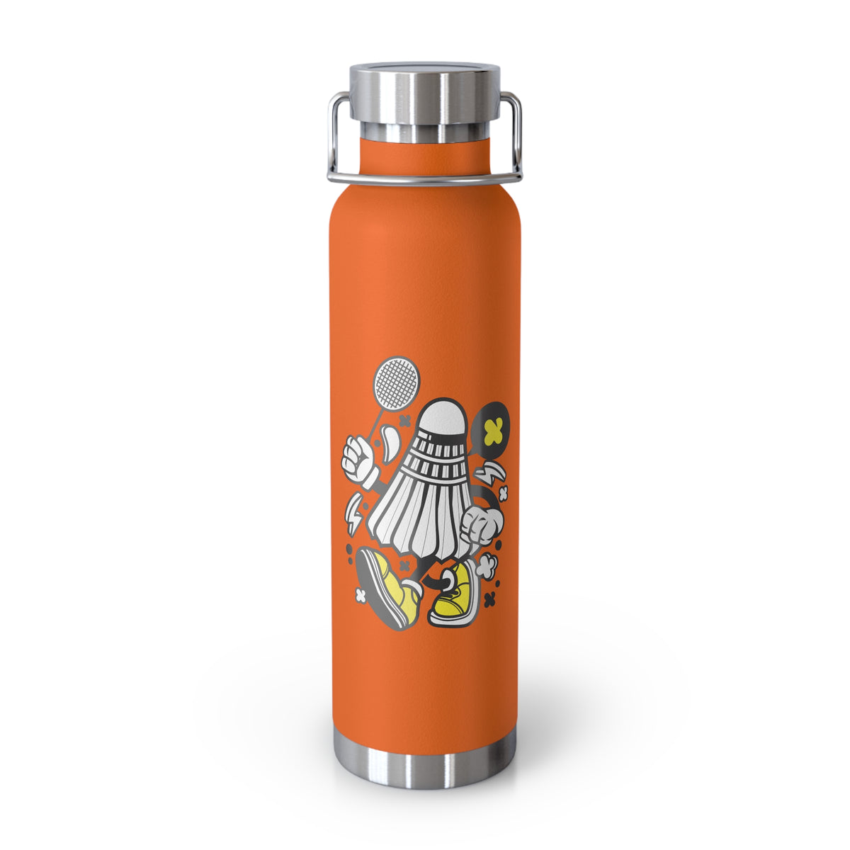 22oz Copper Insulated Water Bottle with Cartoon Design - CV35