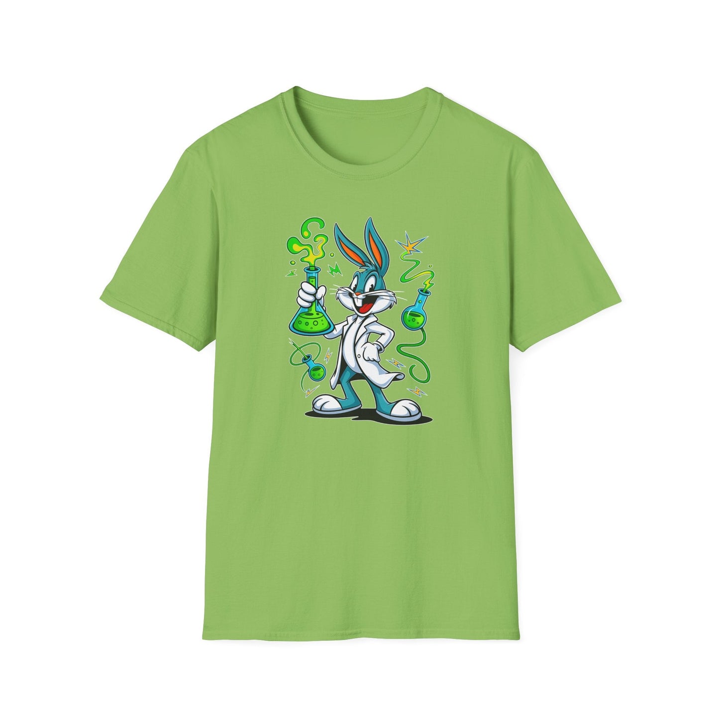 Bugs Bunny T Shirt Cartoon Design Unisex Softstyle 64000 Tee Graphic Shirt Art Design