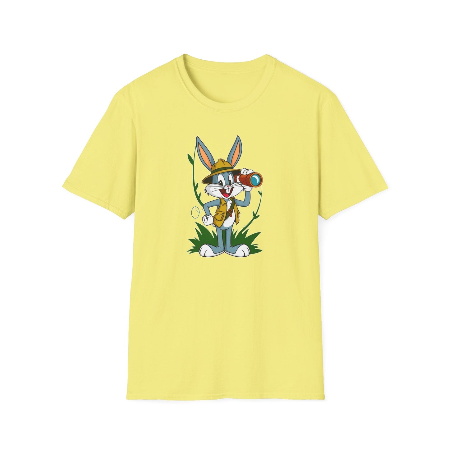 Bugs Bunny T Shirt Unisex Softstyle Gildan 64000 Cartoon Animation Graphic Tee Design