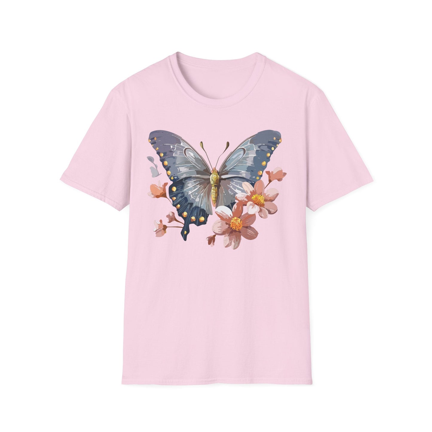 Butterfly Shirt Unisex T Shirt Monarch Butterfly Softstyle Tee Gildan 64000 Breathable Everyday Wear